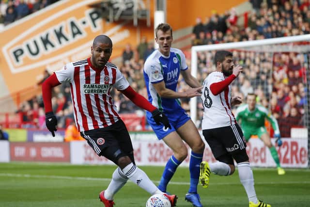Leon Clarke has missed Sheffield United's last three games: Simon Bellis/Sportimage