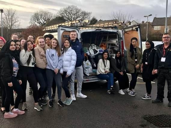 Year 12 Health and Social Studies group have been working in collaboration with a Sheffield based charity 'Help the Homeless'