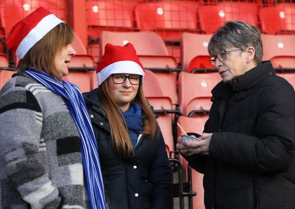Picture by Gareth Williams/AHPIX.com; Football; Vanarama National League;  Leyton Orient v Chesterfield FC; 22/12/2018 KO 15.00; The Breyer Group Stadium; copyright picture; Howard Roe/AHPIX.com; Chesterfield fans who made the journey to Leyton Orient