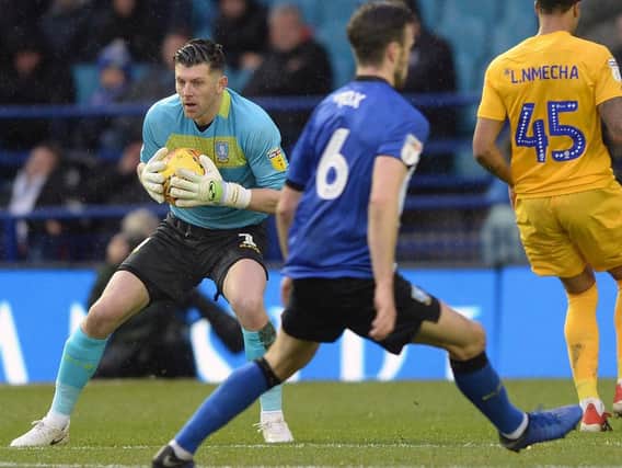 Keiren Westwood was back in action at Hillsborough