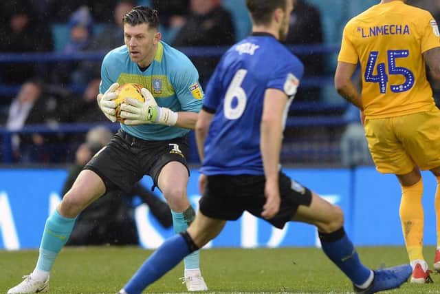 Keiren Westwood was back in action at Hillsborough