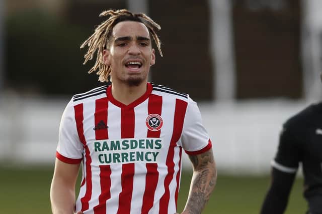 Kean Bryan of Sheffield Utd: Simon Bellis/Sportimage