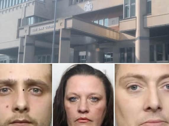Criminals were sentenced at Sheffield Crown Court last year