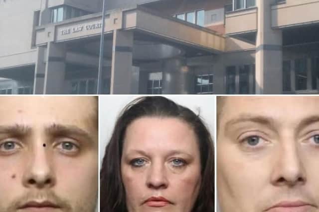 Criminals were sentenced at Sheffield Crown Court last year