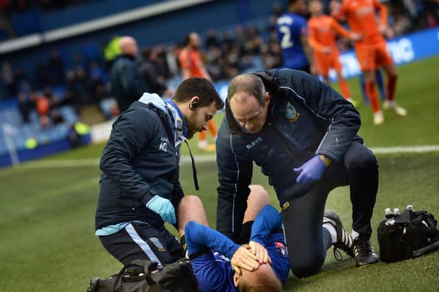 Barry Bannan suffered an injury late on against Luton