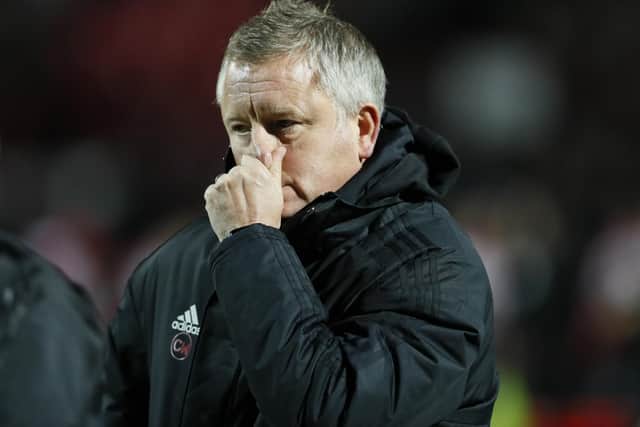 Chris Wilder was furious with his players following the FA Cup defeat by Barnet: David Klein/Sportimage