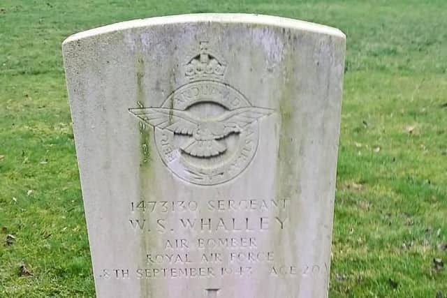 The grave of the late Sergeant William Stephen Whalley. Picture: Stephen Whalley