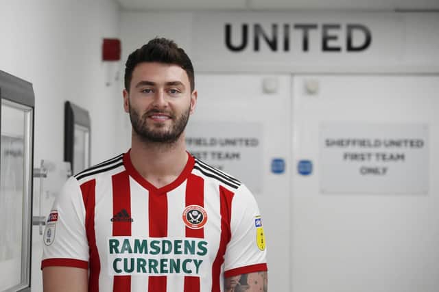 Gary Madine signs on loan for the rest of the season for Sheffield United: Simon Bellis/Sportimage