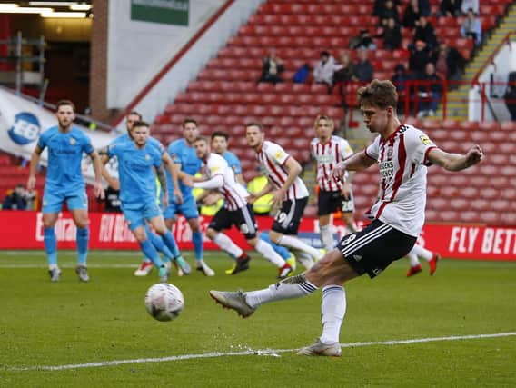 Kieran Dowell on his Sheffield United debut: Simon Bellis/Sportimage