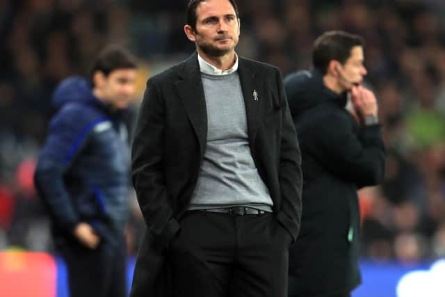 Derby County manager Frank Lampard: Mike Egerton/PA Wire.