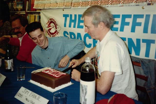 A Crisis book signing held at the shop around 1988