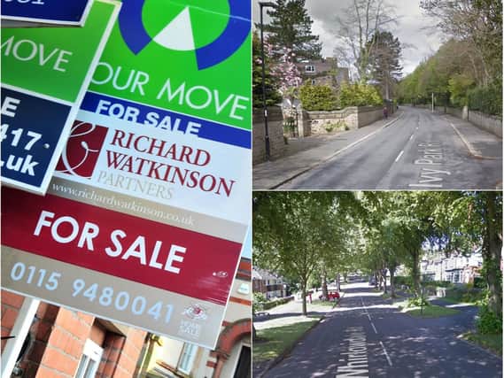 Most expensive streets in Sheffield