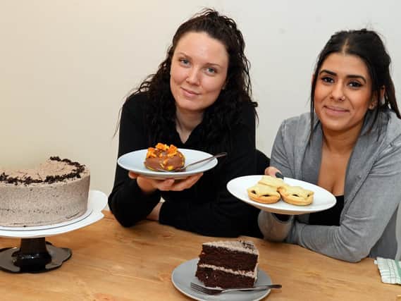Sarah Shooter, owner, pictured with staff member Sannah Timmis. Picture: NSST-21-12-18-Baked-9