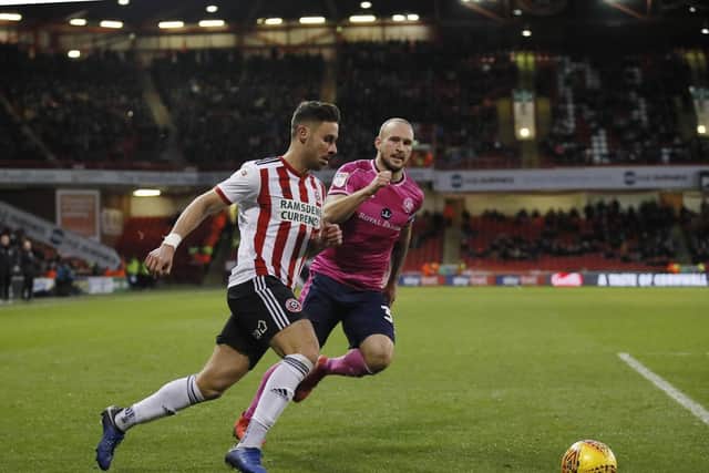 George Baldock says Sheffield United are confident but not cocky: Simon Bellis/Sportimage