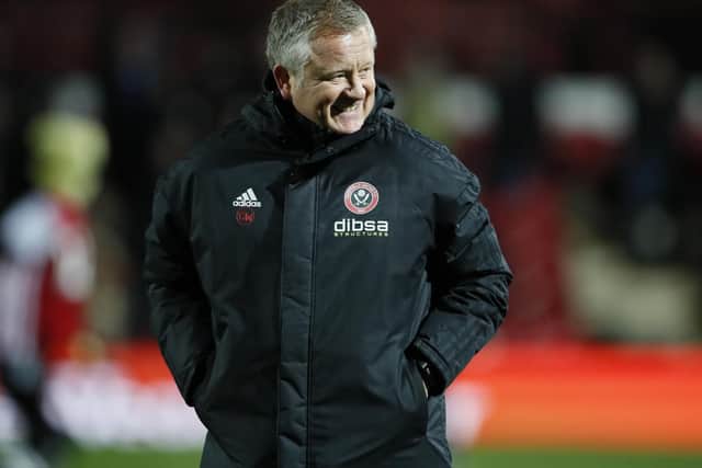 Chris Wilder is pleased with his team's approach: David Klein/Sportimage