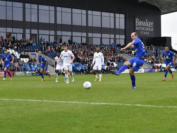 Tom Denton has eight goals in cup competitions for Chesterfield this season