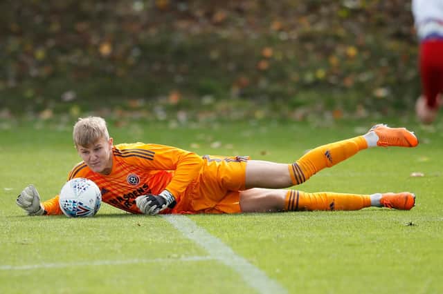 Jake Eastwood of Sheffield Utd: Simon Bellis/Sportimage