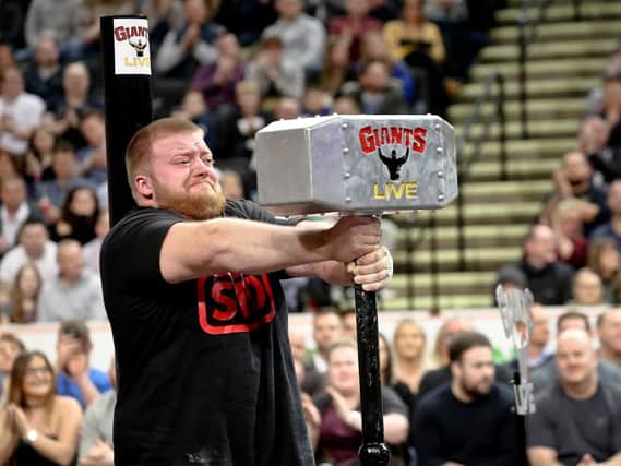 Sheffield strongman Paul Smith holds the Hammer Hold world record and now wants to be Britain's Strongest Man