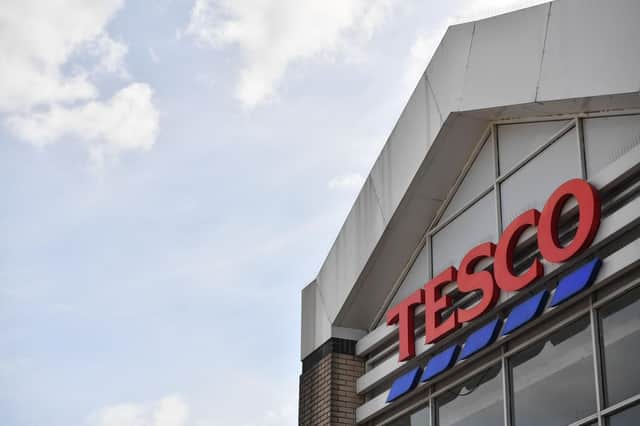Tesco sign - Credit: (BEN STANSALL/AFP/Getty Images)