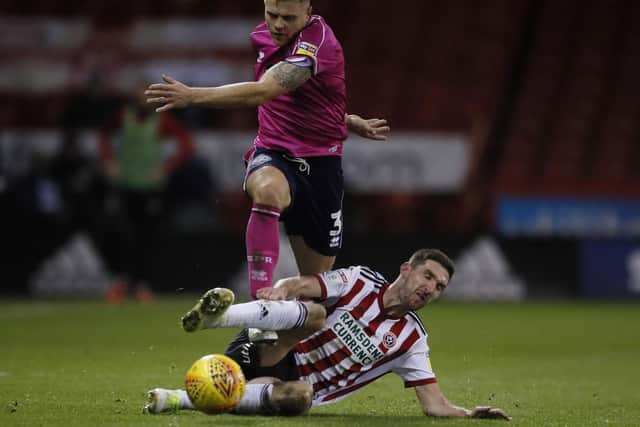 Chris Basham in action for Sheffield United: Simon Bellis/Sportimage