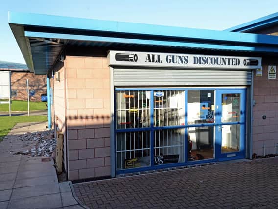 All Guns Discounted, Unit 1, Sycamore Centre, Leigh Strreet. Picture: NDFP-17-01-19-AllGunsDiscounted-1