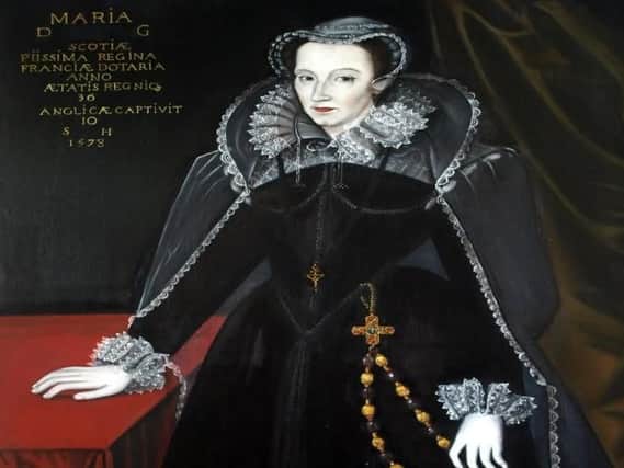 Mary Queen of Scots -from  painting in Manor Lodge