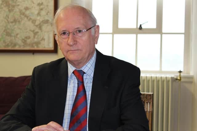 Police and Crime Commissioner Dr Alan Billings.
