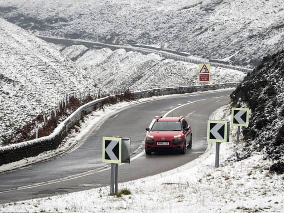 File picture of Snake Pass in the snow