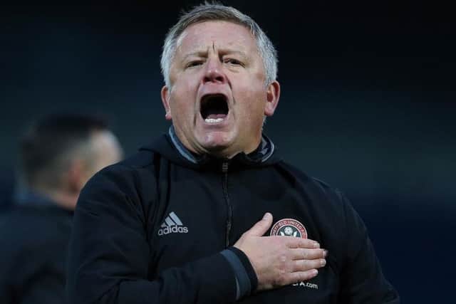 Blades boss Chris Wilder