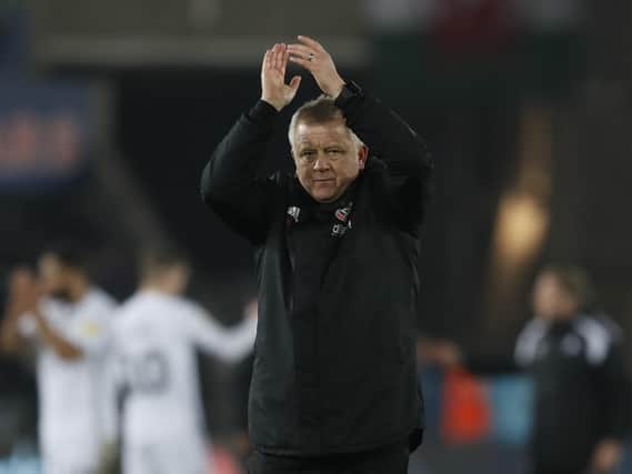 Chris Wilder was pleased with his players' desire: Simon Bellis/Sportimage