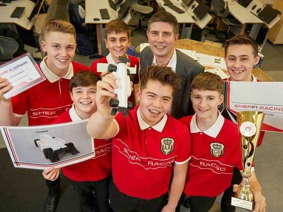 A geoup of six Year 10 students from Bradfield School, Sheffield, called Sheff1 Racing are looking forward to taking part inF1 in Schools after coming in third in the Yorkshire and Humber regional final.