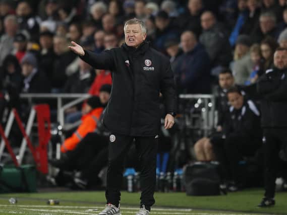 Chris Wilder says his team will compete at Carrow Road: Simon Bellis/Sportimage