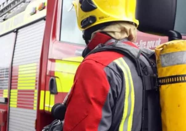 Chesterfield and Staveley firefighters were called out to a house fire.