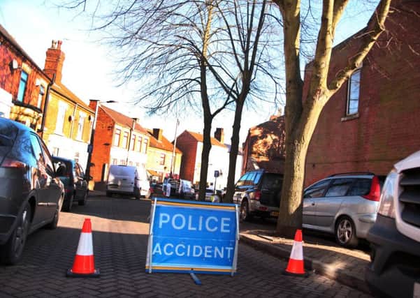 Graham Street, in Ilkeston, was cordoned off by police after a suspected assault.