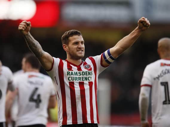 Billy Sharp celebrates the win over Bolton Wanderers: Simon Bellis/Sportimage
