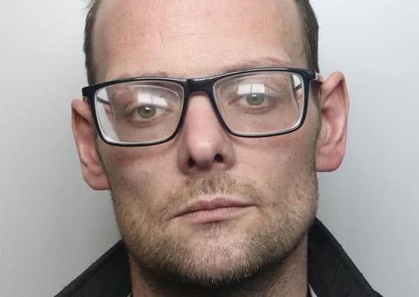 Pictured is Mark Edwards, 35, of Sandbed Lane, Belper, who has been jailed for eight weeks after admitting a theft, harassment and failing to surrender to custody.