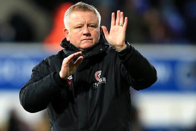 Sheffield United manager Chris Wilder (Photo by Stephen Pond/Getty Images)