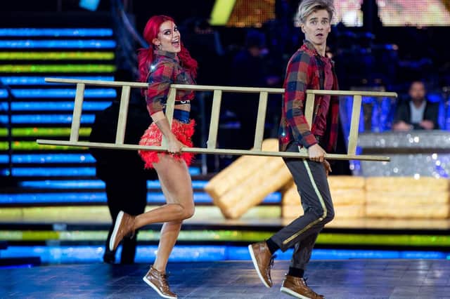 Joe Sugg and Dianne Buswell on the Strictly Come Dancing Live Tour
