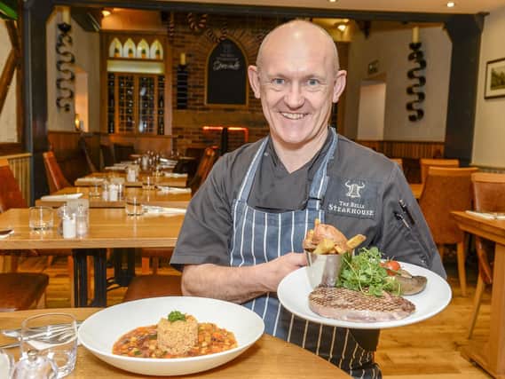 The Bells Steak House at Silkstone - head chef Rob Crookes