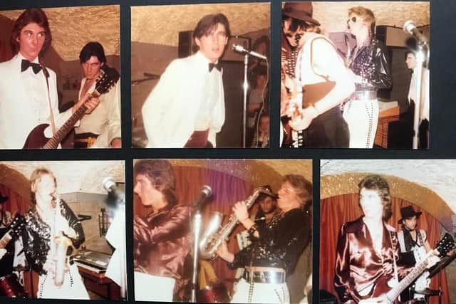 Phil Kramer's pictures of his 1970s Union Road art college Roxy Music tribute band, For Your Pleasure