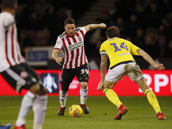 Conor Washington in action for Sheffield United: Simon Bellis/Sportimage