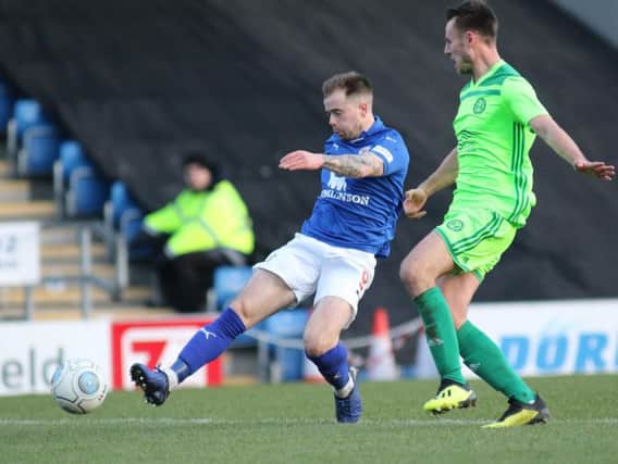 Lee Shaw was heavily involved in Chesterfield attacks against FC Halifax