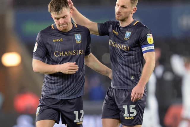 Owls pair of skipper Tom Lees and Jordan Thorniley. Pic Steve Ellis.