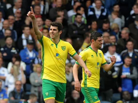Nelson Oliveira is on loan from Norwich City
