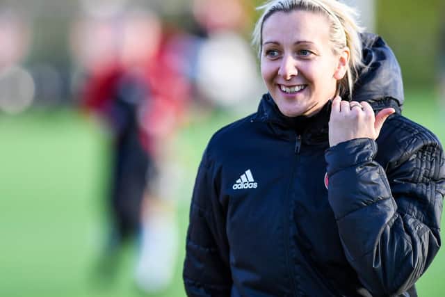 Sheffield United Women's manager Carla Ward: Harry Marshall/Sportimage