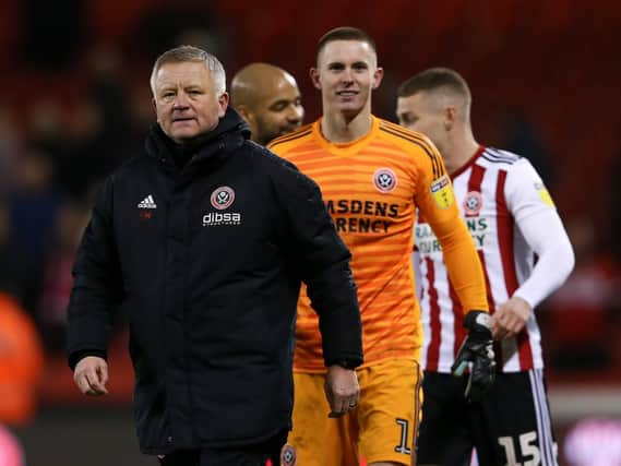 Chris Wilder is leading from the front ahead of Sheffield United's meeting with Reading: James Wilson/Sportimage