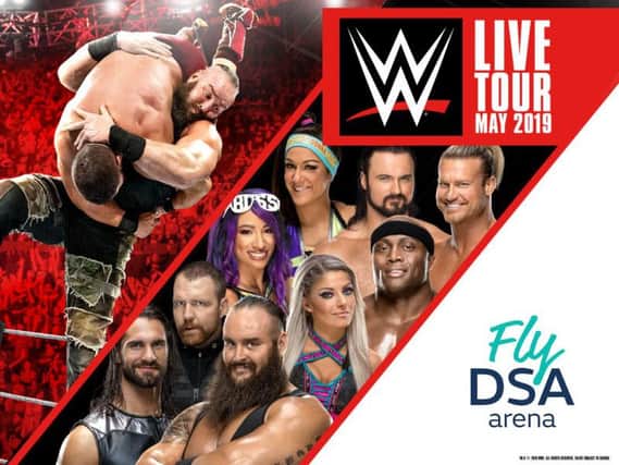 WWE superstars coming to Sheffield FlyDSA Arena