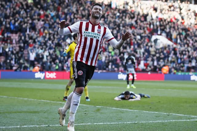 Gary Madine has impressed with both his attitude and performances since joining Sheffield United: Simon Bellis/Sportimage
