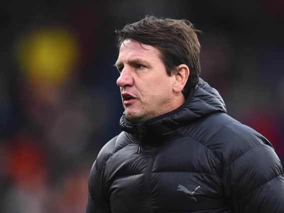 Daniel Stendel manager of Barnsley.  (Photo by Nathan Stirk/Getty Images)