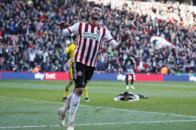Gary Madine scored his first goals for Sheffield United against Reading last week.  Simon Bellis/Sportimage